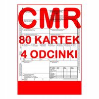 cmr list przewozowy 80 kartek - 4 odcinki - 20 kompletów