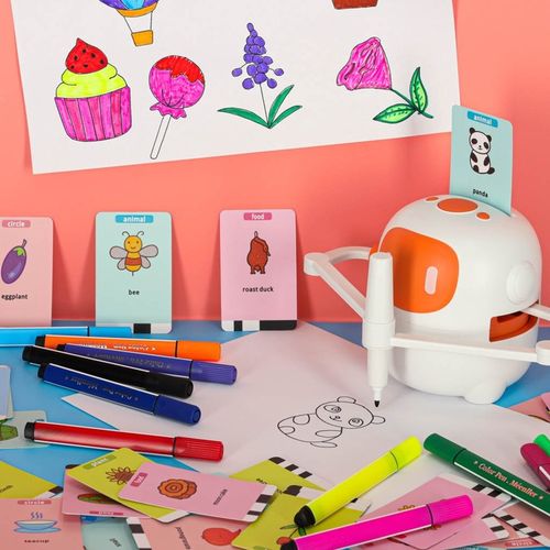 ROBOT RYSUJĄCY EDUKACYJNY FISZKI DO RYSOWANIA NAUKA RYSOWANIA na Arena.pl