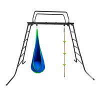 plac zabaw do ogrodu M-Bars Kids kokon huśtawka lina do wspinania