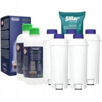 2x odkamieniacz Delonghi do ekspresu + 5x filtr do ekspres do kawy Delonghi