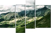 130CM 85 OBRAZ 4 ELEM POLSKIE TATRY ŚCIENNY