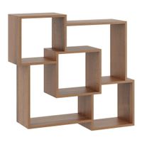 Półka wisząca, dekoracyjna, Hanna, 98x18x90 cm, orzech, mat | TYLETEGOTU