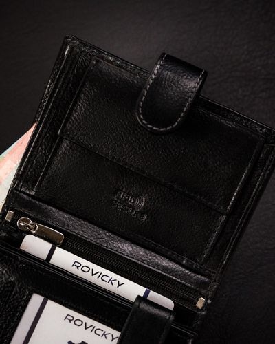 portfel męski skórzany n4l-rpvt-bl-9595 black na Arena.pl