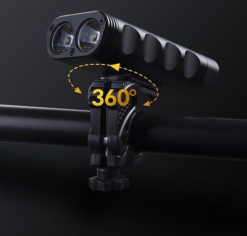 LAMPKA ROWEROWA LED PRZÓD 1800 LUMENÓW MOCNA + TYŁ OŚWIETLENIE ROWEROWE na Arena.pl