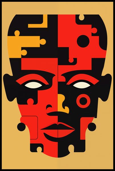 Plakat 61x91,5cm Puzzle Tożsamości zdjęcie 2