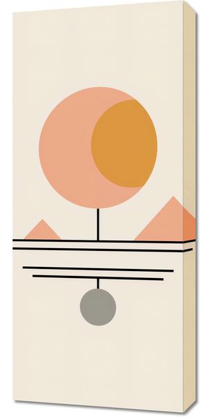 Obraz 40x90cm Geometryczna Utopia zdjęcie 1