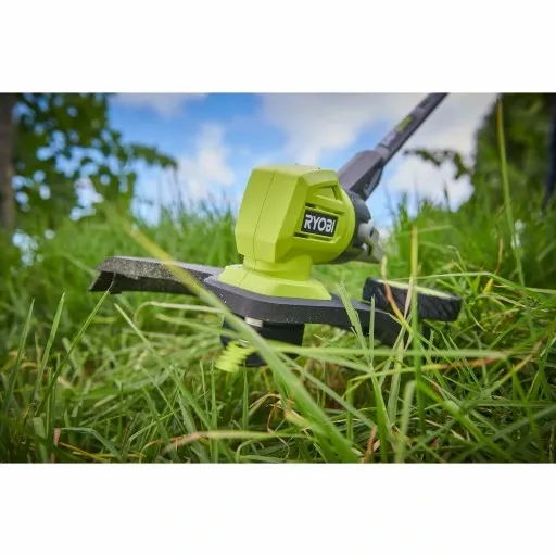 RYOBI PODKASZARKA KOSA AKUMULATOROWA 33cm 18V KRAWĘDZIARKA RY18LT33A +5Ah zdjęcie 13