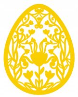 J14 Zawieszka ażur WIELKANOC ozdoba PISANKA jajko