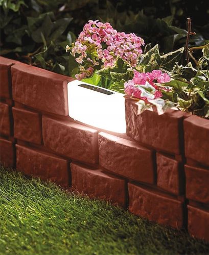 ZESTAW PŁOT PŁOTEK PŁOTKI OGRODOWE OBRZEŻE PALISADA BRĄZOWE LAMPKA 45x29 cm na Arena.pl