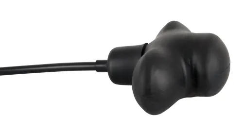 bad kitty regulowany czarny knebel ustny z pompką silikonowy 12cm na Arena.pl