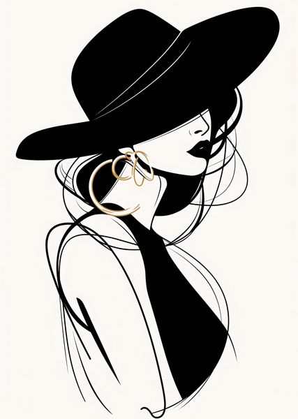 Plakat 64x90cm Uwikłana Elegancja zdjęcie 1
