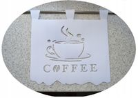 Zazdrostka kuchenna firana KAWA Cafe GLAMUR 35x35