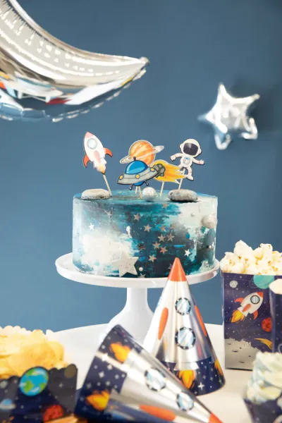 Toppery na tort Kosmos 7szt zdjęcie 12