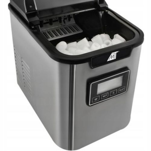 Kostkarka Domowa Maszyna Do Lodu Srebrna Szara Wydajna Łatwa w Obsłudze na Arena.pl