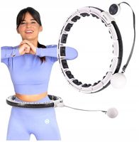 HMS Hula Hop Regulowane Z Obciążeniem i Licznikiem Magnetyczny Masaż