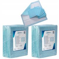 Podkłady Higieniczne Chłonne na Łóżko 90x60 cm 50 szt GRUBE i MOCNE