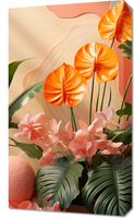 Obraz 40x70cm Pomarańczowy Raj