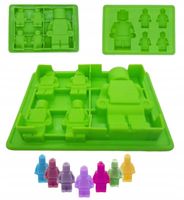 FORMA SILIKONOWA NA MINI LUDZIKI LEGO ŻELKI LUDZIKI CUKROWE CZEKOLADOWE