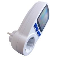 Watomierz Licznik Miernik Zużycia Prądu Biały