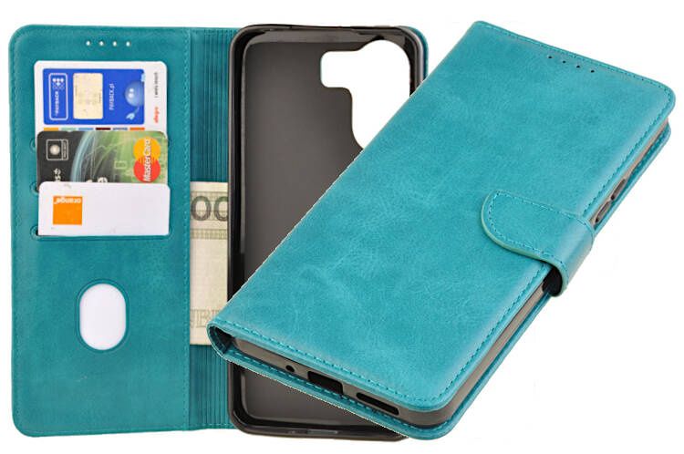 Etui portfel Wallet do Xiaomi Redmi 13C / POCO C65 zielony zdjęcie 1
