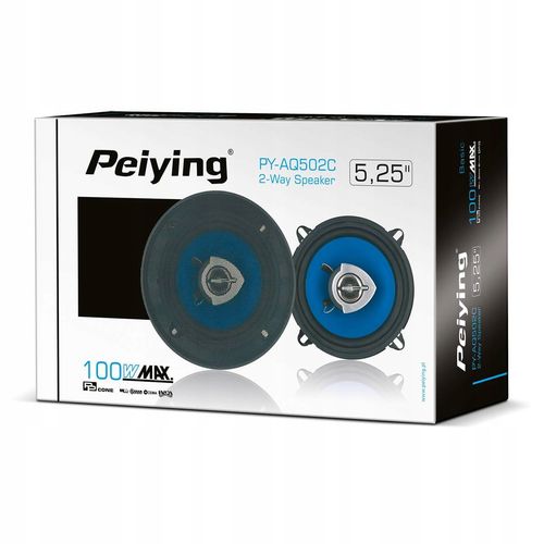 Głośniki samochodowe 100W Peiying PY-AQ502C na Arena.pl