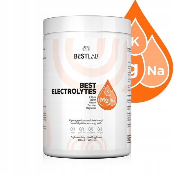 BEST LAB BESTELECTROLYTES 225g Elektrolity + GRATISY zdjęcie 2