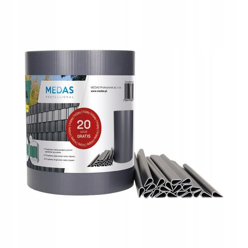 TAŚMA OGRODZENIOWA 190x35m PŁOT OGRODZENIE GRAFIT na Arena.pl