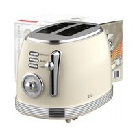 Toster Zilan Retro Toaster beżowy/brązowy 850 W