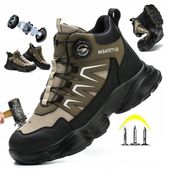 NOWY BUTY ROBOCZE MĘSKIE PÓŁBUTY ROBOCZE SPORTOWE ODDYCHAJĄCE Z NOSKIEM BHP