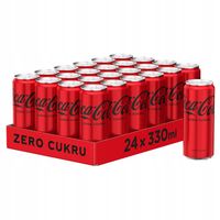 Napój gazowany Coca-Cola Zero Cukru puszka 24x 330ml