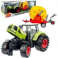 Duży Traktor z Przyczepą do podlewania Ciągnik NAPĘD Ruchome Otwierane drzw