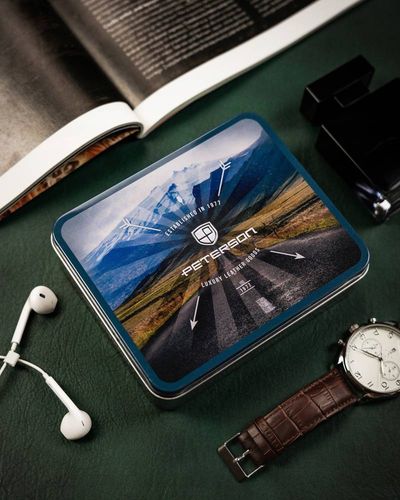 klasyczny, skórzany portfel męski z systemem rfid - peterson na Arena.pl