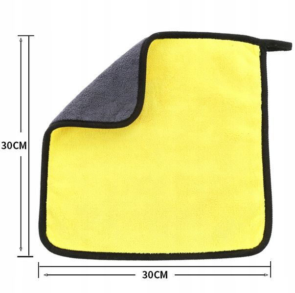 PUSZYSTY RĘCZNIK DO OSUSZANIA AUTA MIKROFIBRA 30*30 CM, 500gsm zdjęcie 6
