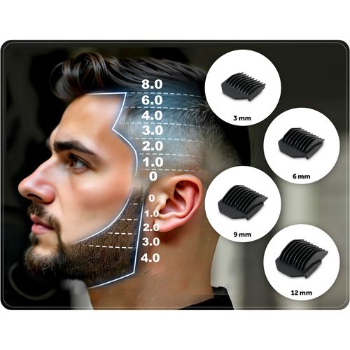 Maszynka do strzyżenia włosów Berdsen BD-267 czarna na Arena.pl