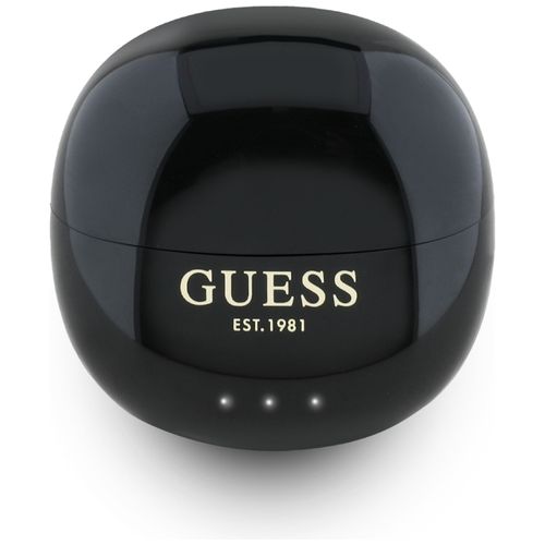 słuchawki tws guess glossy effect egg    shape printed classic logo czarny na Arena.pl