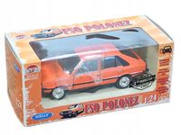 FSO Polonez 1500 MR 1978 model w skali 1:24 Welly Nex pomarańczowy