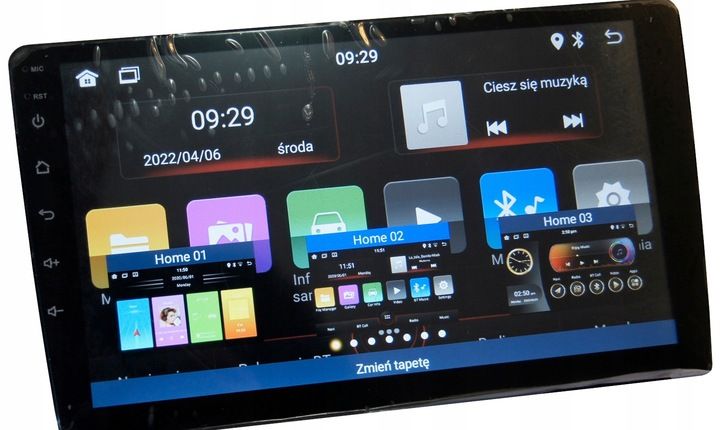 Radio dotykowe 9cali samochodowe 2/32gb USB GPS WiFi Bluetooth Android Auto zdjęcie 13