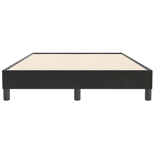 Łóżko Box Spring bez materaca Czarne 120x210 cm Aksamit na Arena.pl