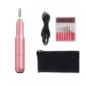 Elektryczny pilnik do paznokci różowy