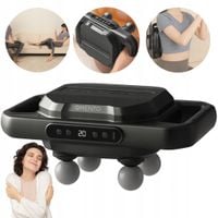 MASAŻER PISTOLET DO MASAŻU PLECÓW CIAŁA STÓP RELAKS ULGA CZTERY GŁOWICE