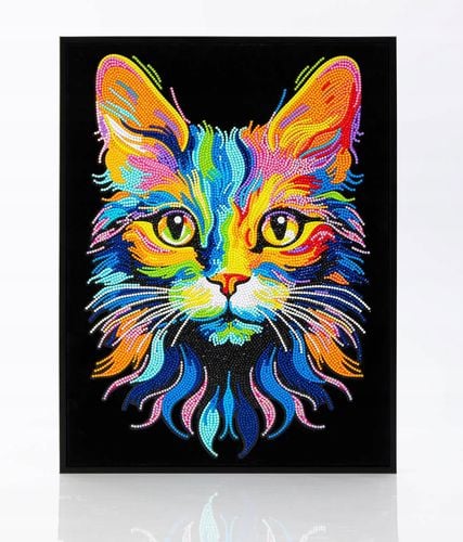 diamond dotz adults flocked neon cat 3654 na Arena.pl