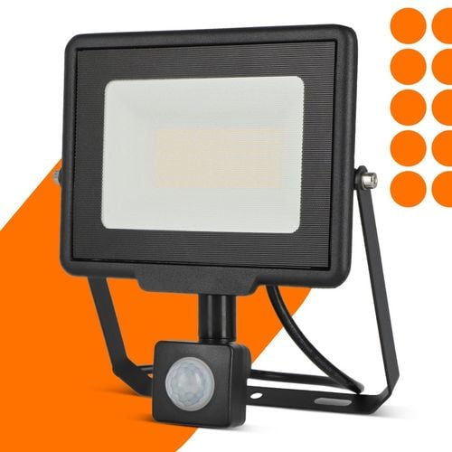 Naświetlacz LED SLIM 50W Halogen z CZUJNIK RUCHU Zmierzchu Reflektor na Arena.pl