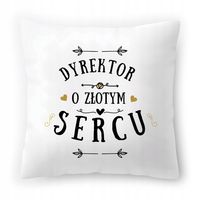 Dla Dyrektora Poduszka Na Urodziny Na Prezent Z Nadrukiem Ze Zdjęciem