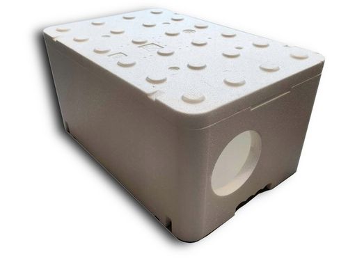 Duży Domek wiosenny budka dla kota styropianowy Box 60x40x30cm KB na Arena.pl