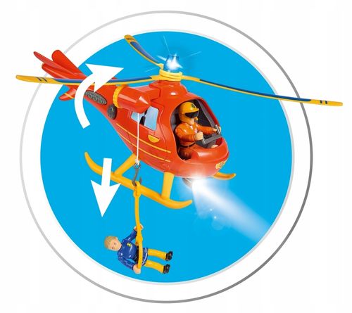 strażak sam helikopter wallaby z figurką 3312 na Arena.pl