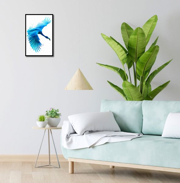 Plakat 30x45cm Błękitny Lot zdjęcie 4