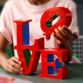 LEGO ART MIŁOŚĆ 31214 LEGO ART LOVE SZTUKA NAPIS - L O V E - WALENTYNKI