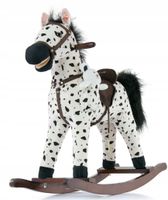 Koń Konik na biegunach Mustang Milly Mally Black Dot