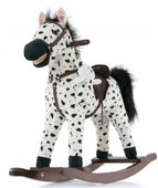 Koń Konik na biegunach Mustang Milly Mally Black Dot