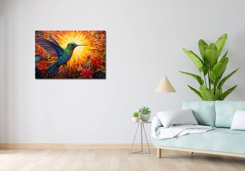 Obraz 90x60cm Koliber Barw na Arena.pl